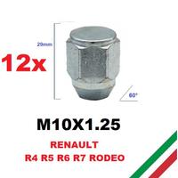 KIT 12 dadi bulloni ruota Renault r4 r5 r6 Rodeo