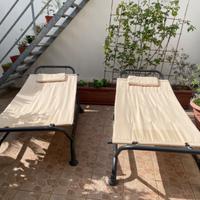 Sdraio amaca a dondolo ideale per giardino