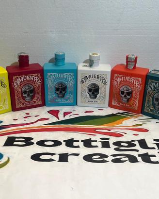 bottiglie vuote gin amuerte vuota TUTTI COLORI