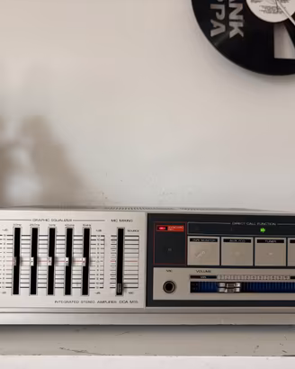 Sanyo DCA M15 amplificatore con equalizzatore