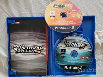 Pro evolution soccer 5 + 6 PES per Play station 2
