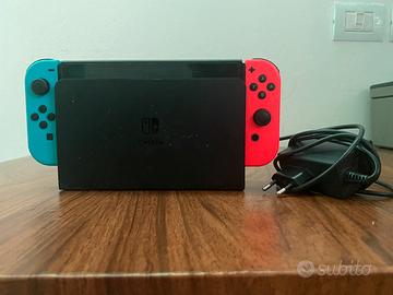 Nintendo switch e schedine di gioco