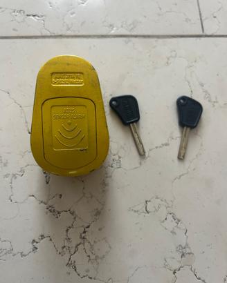 Blocca disco moto allarmato Abus