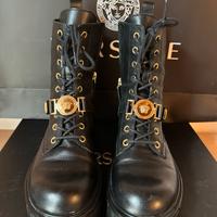 VERSACE - Scarpe alte in pelle di vitello