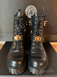 VERSACE - Scarpe alte in pelle di vitello