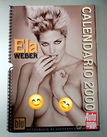Ela Weber Calendario 2000 Auto Oggi vintage