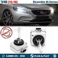 Lampadine Ricambio BIXENON D3S per VOLVO V40 6000K