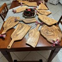 taglieri in legno di ulivo