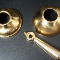 Rosoni e Maniglia Deviatore Oro Francese