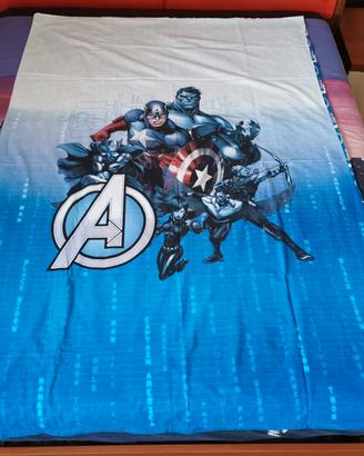 Copripiumino Avengers letto singolo 