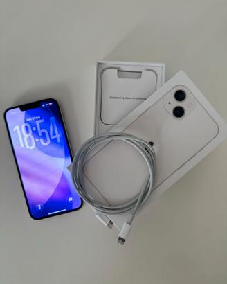 iPhone 13 128GB Bianco - con scatola e cavo