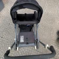 passeggino per 2 bambini con sedute