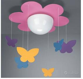 Lampadario cameretta farfalle