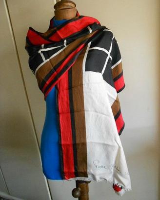 stola/sciarpa pura seta vintage Pierre Cardin