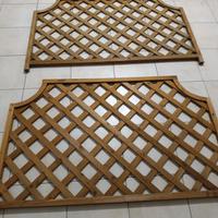 pannelli grigliati in legno da giardino 