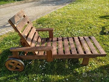 sdraio in legno 