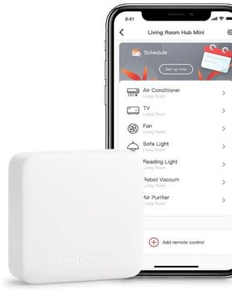 SwitchBot Hub Mini, telecomando intelligente IR Wi