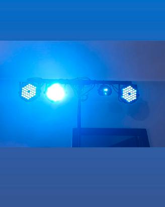 Kit Luci PAR LED DMX + Laser + Controller + Case