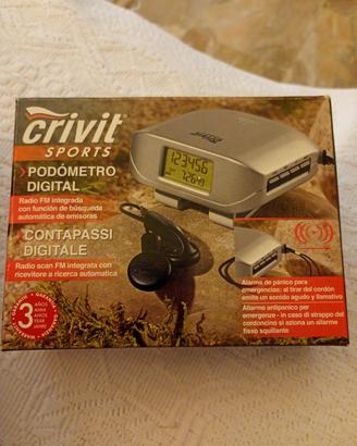 contapassi digitale con radio, mai usato 