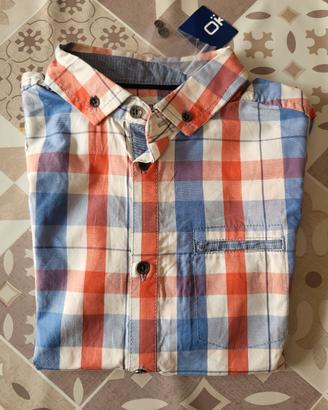 Camicia bimbo Okaidi 5 anni h 110 nuova