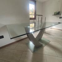 Tavolo vetro temperato