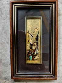 Quadro in foglia d' oro