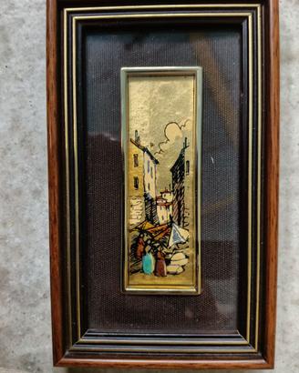 Quadro in foglia d' oro