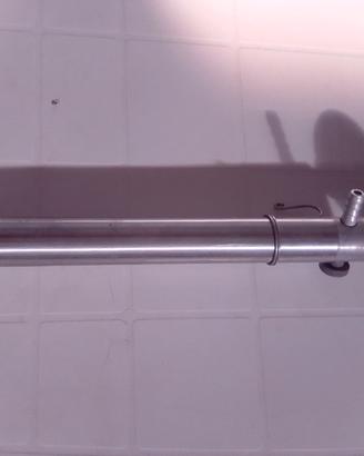 Pompa in acciaio inox con manometro analogico
