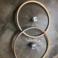 Coppia Ruote Vintage Bici Corsa