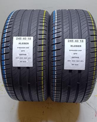 2 GOMME 245 40 18 KLEBER RIF4830
