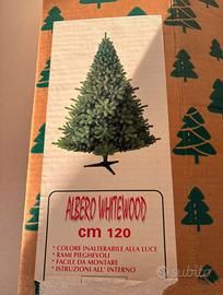 Albero di Natale Whitewood 120cm