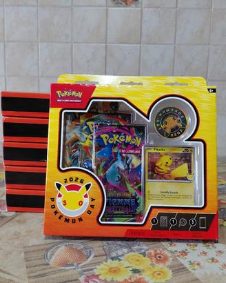 Pikachu Pokemon Day 2026 anniversario 6 box