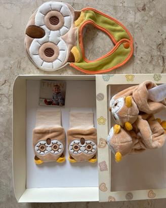Set neonato THUN originale – tema Gufo