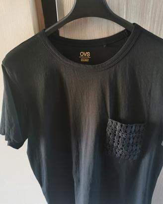 T - Shirt nera  tg xl