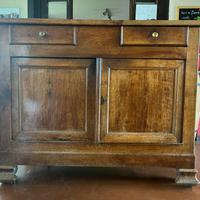 CASSAPANCA CASSETTIRA PANAREINA E TAVOLO IN NOCE