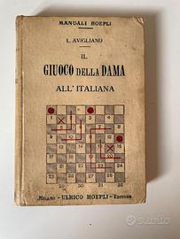Manuali Hoepli "Il Giuoco della Dama all’Italiana"