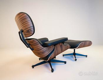 Poltrona E. Lounge Chair CLASSIC - Paliss. / Nero