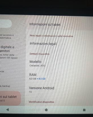 nuovissimo tablet 128 GB