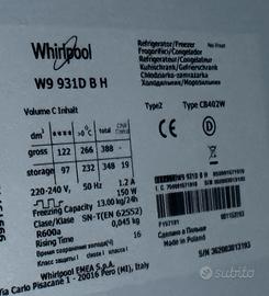 Frigorifero/congelatore Whirlpool