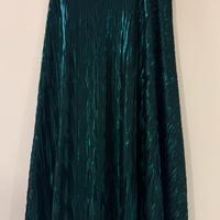 Gonna lunga color petrolio