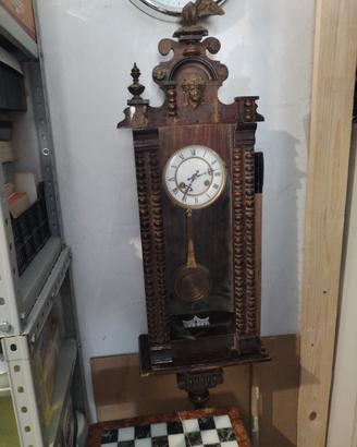 orologio antico da parete a pendolo 