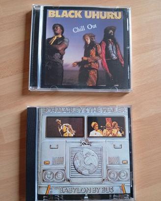 Lotto 2 Cd reggae Black Uhuru + Bob Marley