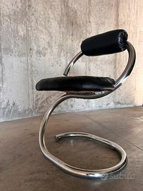 Sedie cobra anni 70 pelle