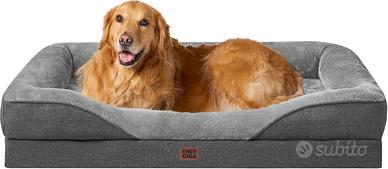 Cuccia cane grande Memory Foam impermeabile 106x76