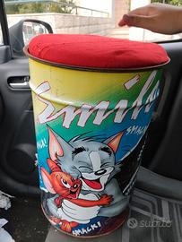 contenitore vintage Tom e jerry 