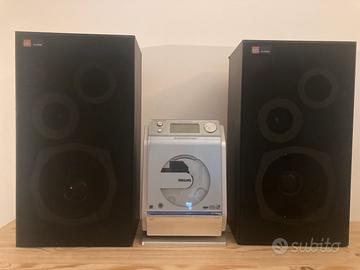 Sistema Hifi  Casse BSR AUDIO + Philips MCM275/12