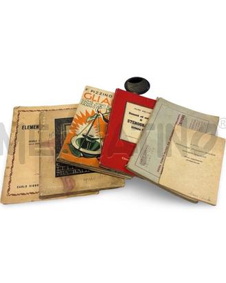 BLOCCO SEI PEZZI LIBRI EPOCA FASCISTA ANNI 40/50