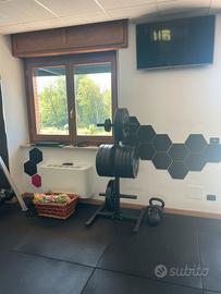 215 kg di dischi bumper olimpionici - Set completo