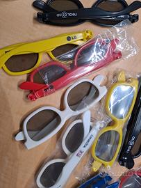 8 occhiali 3d cinema (TV LG e real 3D)