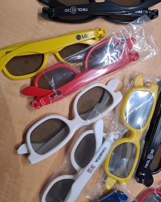8 occhiali 3d cinema (TV LG e real 3D)
